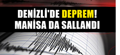 Bu görüntüler deprem ile beşik gibi sallanan Denizli'den.