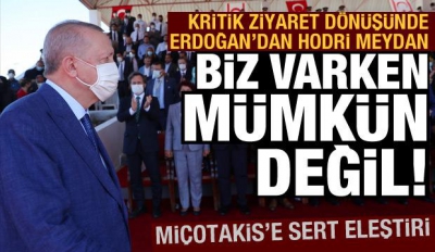 Bu ziyaret Kıbrıs Türklerine büyük moral 