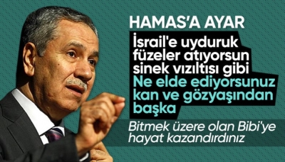 Bülent Arınç: Netanyahu bitecekken Hamas saldırısıyla hayat kazandı