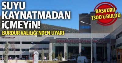 BURDUR'un Bucak ilçesinde hastaneye başvuranların sayısı 1300'ü buldu.