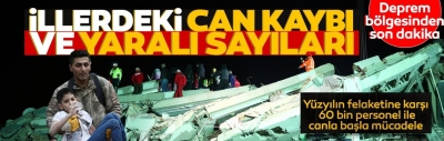 Büyük afette üçüncü gün: Deprem felaketinde hayatını kaybedenlerin sayısı 5 bin 894
