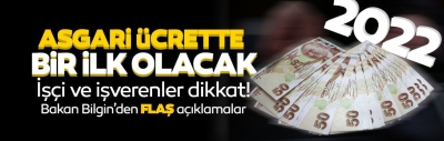 Çalışma ve Sosyal Güvenlik Bakanı Vedat Bilgin'den asgari ücret açıklaması: Aralık sonunu beklemeyeceğiz.  