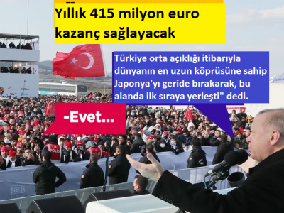 Çanakkale 1915 Köprüsü açıldı! Tarihe mühür vuran şaheser: İlk bir hafta ücretsiz