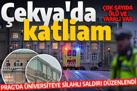Çekya'nın başkenti Prag'da üniversiteye silahlı saldırı: 15 ölü 