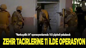 Çevrimiçi zehir tacirlerine, Manisa başta olmak üzere 11 ilde darbe: 100 kişi tutuklandı