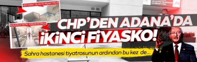 CHP Adana'da yıllardır yapımı tamamlanmayan yurdun açılışını yaptı! Sahra hastanesinden sonra yeni fiyasko 
