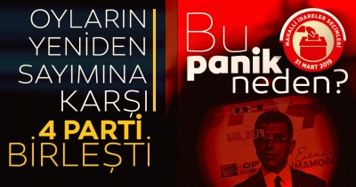CHP-İP-HDP ve Saadet Partisi'nde oy paniği! Oyların yeniden sayımına karşı birleştiler.