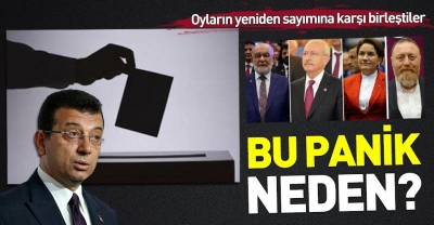 CHP-İP-HDP ve Saadet Partisi'nde oy paniği! Oyların yeniden sayımına karşı birleştiler.