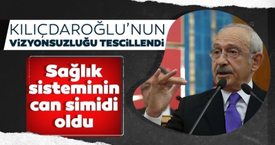CHP lideri Kemal Kılıçdaroğlu'nun vizyonsuzluğu tescillendi..