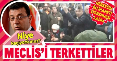 CHP ve İYİ Parti İBB Meclis üyeleri; Fazilet durağı yalanından rahatsız oldu ve İBB Meclisi’ni terk etti!.