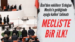 CHP'den normalleşme adımı: Başkan Erdoğan TBMM'ye gelince ayağa kalktılar | Özgür Özel'den talimat | DEM yine aynı! 