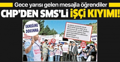 CHP'li Adana Büyükşehir Belediyesi'nde SMS'li işçi kıyımı.