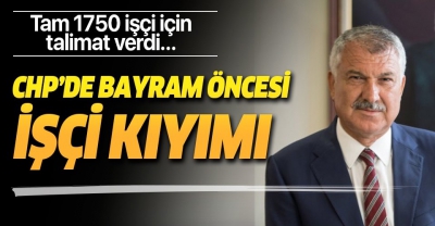 CHP'li belediyelerde işçi kıyımı tam gaz! İşçiye bayramı zehir ettiler.....
