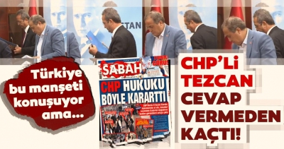 CHP'li Bülent Tezcan sorulardan kaçtı | Türkiye bu görüntüleri konuşuyor.