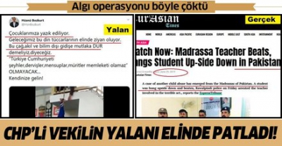 CHP'li Hüsnü Bozkurt'un algı operasyonu deşifre oldu!..
