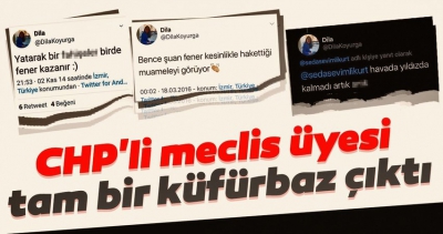 CHP'li meclis üyesi küfür makinesi çıktı! Dila Koyurga'nın küfürlü tweetleri saymakla bitmiyor..