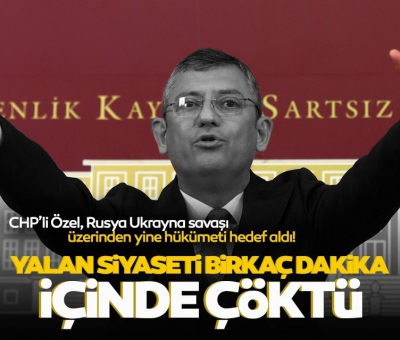 CHP'li Özgür Özel'in 'Ukrayna' yalanını yayına bağlanan Türk vatandaşı çürüttü 