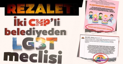 CHP’li Şişli ve Kadıköy Belediyelerinden LGBT meclisi! Çocukları da alet ettiler.