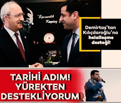 CHP'lilerin eleştirdiği Kılıçdaroğlu'na HDP'li Demirtaş'tan destek geldi: Tarihi bir adımdır