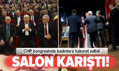CHP'nin kongresinde olay çıktı.