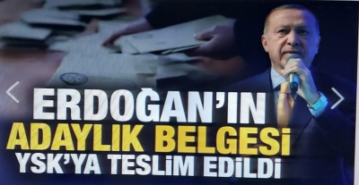 Cumhur İttifakı'nın adayı Erdoğan! AK Parti'li ve MHP'li kurmaylar YSK'da