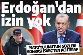 Cumhurbaşkanı Erdoğan, İsveç'e NATO kapısını kapattı acı itiraf geldi: İzin yok 