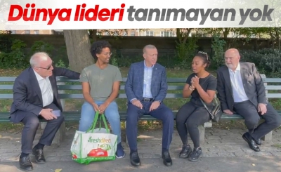Cumhurbaşkanı Erdoğan, Central Park'ta yürüyüş yaptı! 'Sigarayı bırak' dedi