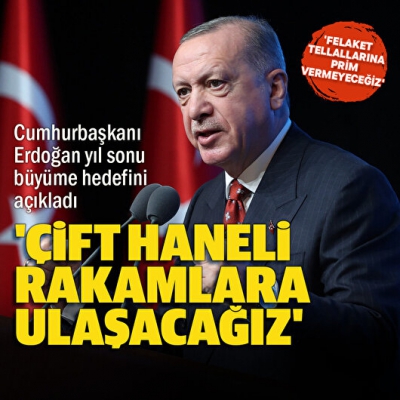 Cumhurbaşkanı Erdoğan: Türkiye'yi üretim, ihracat, yatırım ve istihdam temelleri üzerinde yükseltmeyi sürdüreceğiz
