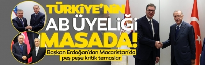 Cumhurbaşkanı Erdoğan'dan Macaristan’da diplomasi trafiği