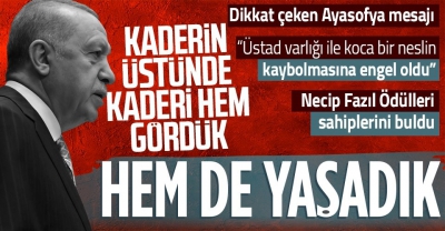 Cumhurbaşkanı Erdoğan: Faiz ve enflasyon çarkını bozacağız
