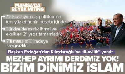 Cumhurbaşkanı Erdoğan: Karşımızda Türkiye'nin kazanımlarına göz dikmiş muhalefet var