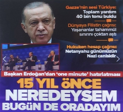 Cumhurbaşkanı Erdoğan: Netanyahu günümüzün Nazi canisi 