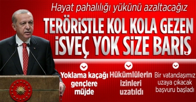 Cumhurbaşkanı Erdoğan müjdeleri peş peşe sıraladı
