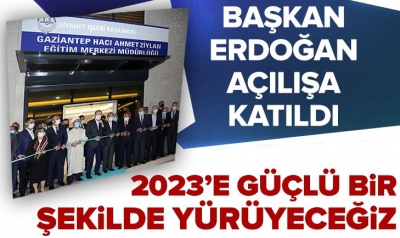 Cumhurbaşkanı Erdoğan, Gaziantep 300 Fabrika Toplu Açılış Töreni'nde konuştu.