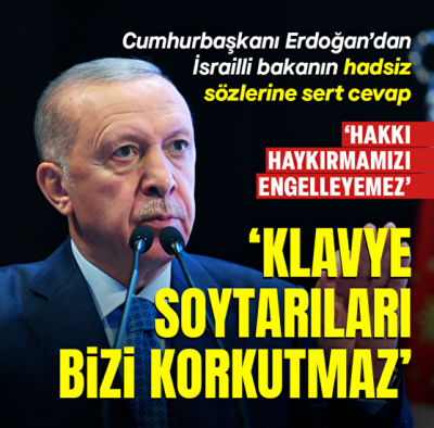 Cumhurbaşkanı Erdoğan: Klavye soytarıları bizi korkutamaz