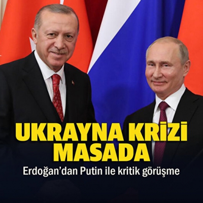 Cumhurbaşkanı Erdoğan Rusya Devlet Başkanı Putin ile görüştü