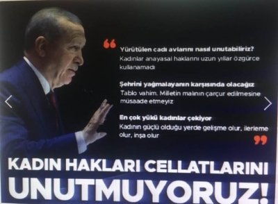 Cumhurbaşkanı Erdoğan: Kadınların yerel yönetimlerde etkin olması kritik önemdedir