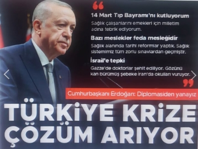 Cumhurbaşkanı Erdoğan'dan 14 Mart Tıp Bayramı İftarı'nda önemli açıklamalar: Türkiye krize çözüm arıyor