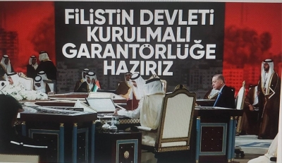 Cumhurbaşkanı Erdoğan Katar'da konuştu: Önceliğimiz kalıcı barışı sağlamak!