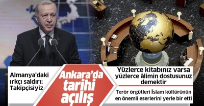 Cumhurbaşkanı Erdoğan Millet Kütüphanesi açılışına katıldı..
