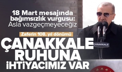 Cumhurbaşkanı Erdoğan: Fitne, fesada kulak asmayalım!