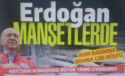 Cumhurbaşkanı Erdoğan’ın KKTC ziyareti manşetlerde! “Bir damga daha vuruyoruz”