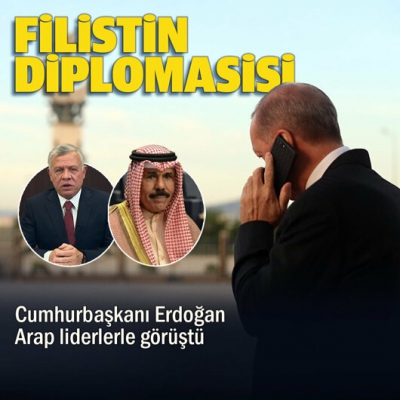 Cumhurbaşkanı Erdoğan'dan Filistin diplomasisi 