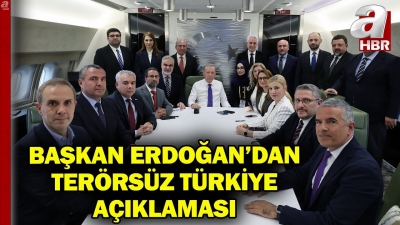 Cumhurbaşkanı Erdoğan'dan 'Terörsüz Türkiye' mesajı! 'Nihai hedef silahları gömmek'