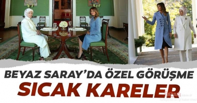 Cumhurbaşkanı Erdoğan Beyaz Saray'da (Görüşmeden kareler)