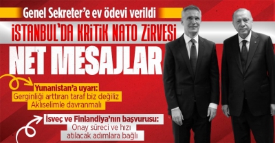 Cumhurbaşkanı Erdoğan-Stoltenberg görüşmesi sona erdi