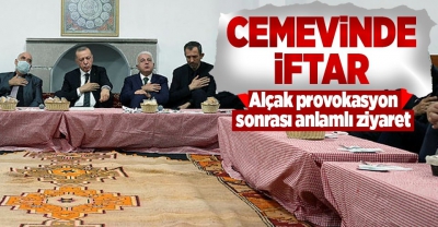 Cumhurbaşkanı Erdoğan'dan Hüseyin Gazi Cemevi'ne ziyaret