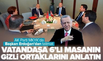 Cumhurbaşkanı Erdoğan'dan 6'l Masa talimatı! 'Yeni ve sekizinci ortaklarını herkese anlatın...'