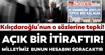 Cumhurbaşkanlığından Kılıçdaroğlu'nun skandal sözlerine tepki..