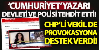 Cumhuriyet yazarı Mine Söğüt'ten Boğaziçi provokasyonu: Katil polis ve devlet gençlere hesap verecek.